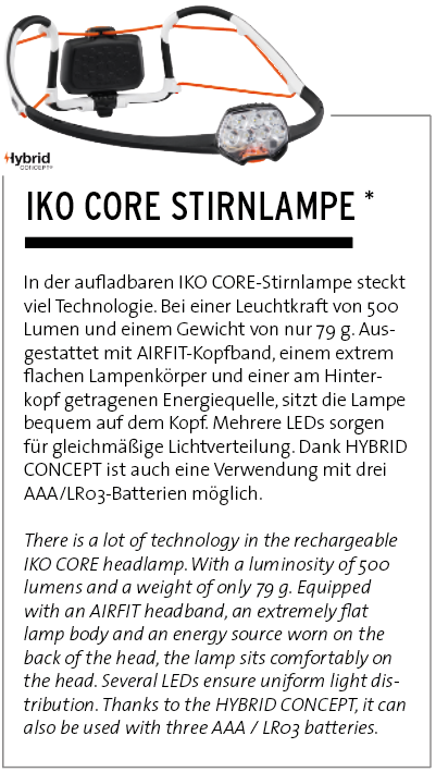 Petzl IKO Core Stirnlampe