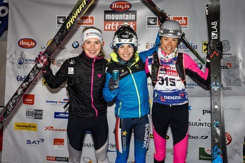 Marathon Damen Siegerinnen - 1. Alba De Silvestro (ITA), 2. Johanna Hiemer (AUT), 3. Marcela Vasinova (CZE)